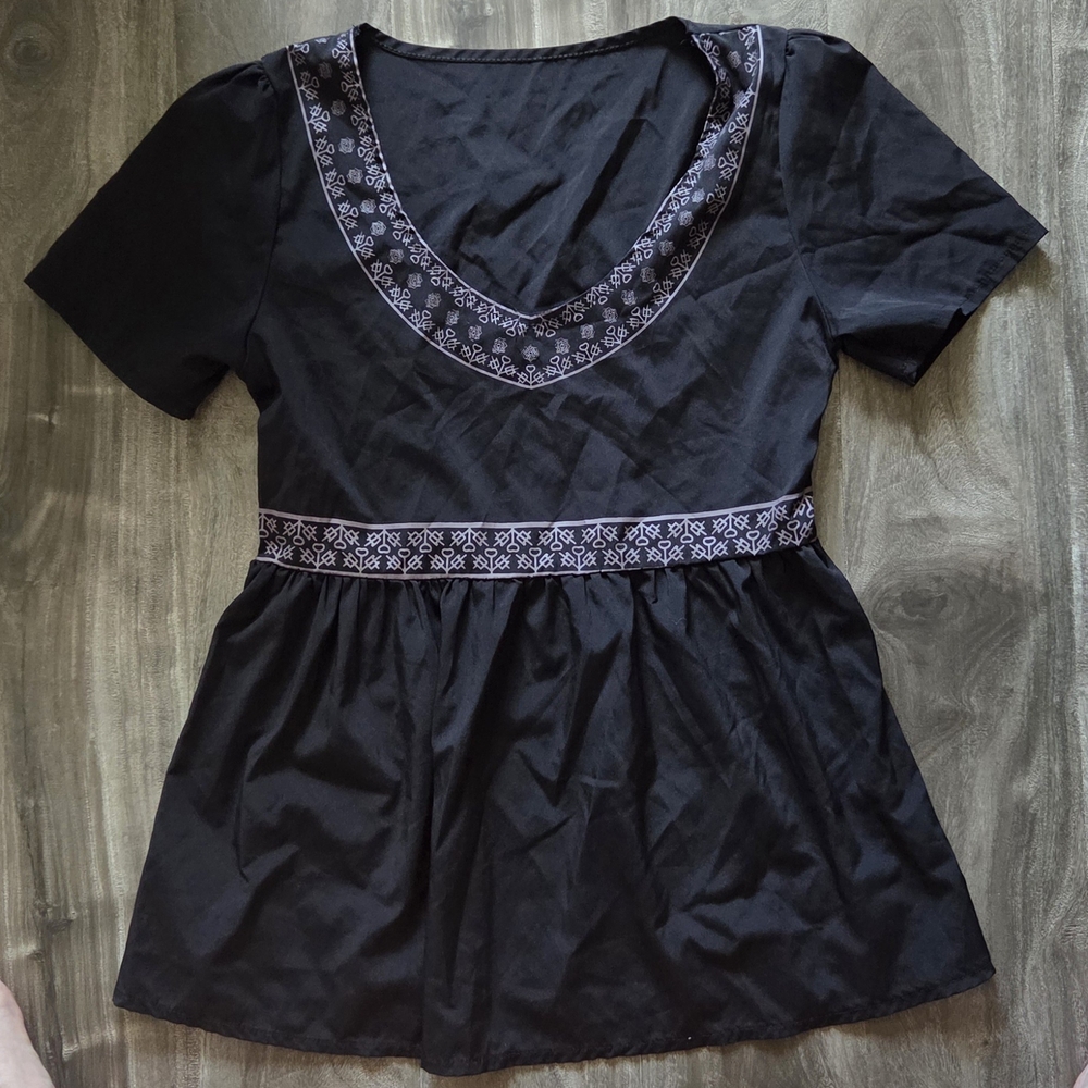 Elegant Black Women's Top